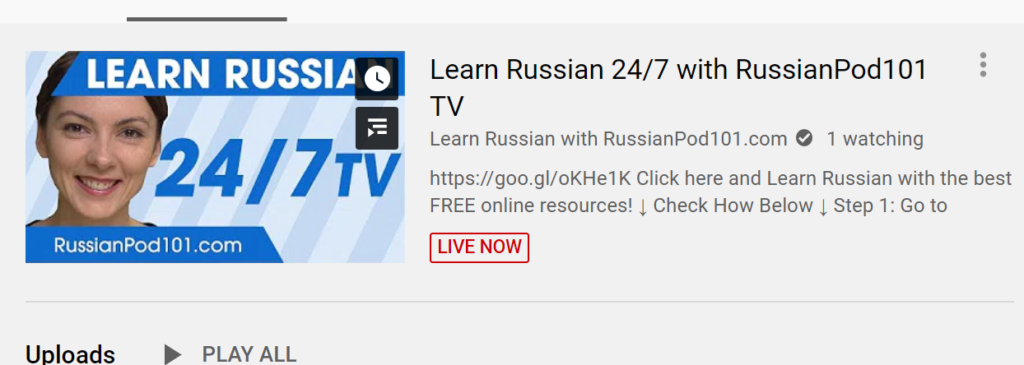 Learn Russian wit 24/7 