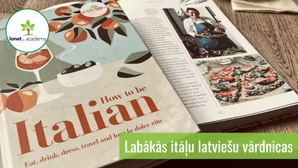 Labākās itāļu latviešu valodas vārdnīcas