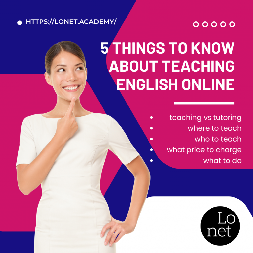 What you need to know if you want to teach English online