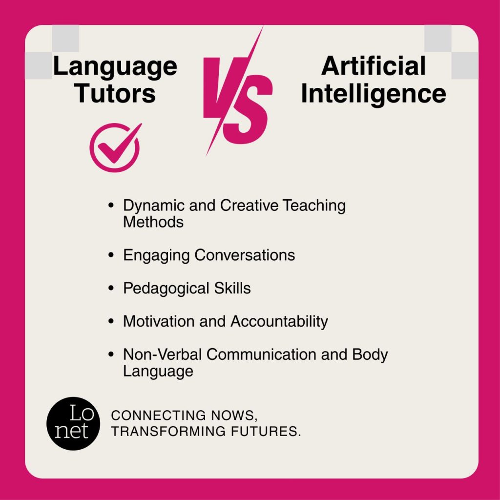 Human language tutors vs ChatGpt, AI and language learning apps